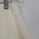 Review Classic Cream Box Pleated Midi Skirt Size 8 by SwapUp-Online Second Hand Store-Online Thrift Store