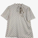 Review Funky Tied Neck Dotted Top Size 10 by SwapUp-Online Second Hand Store-Online Thrift Store