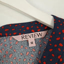 Review Navy Confetti Sleeveless Office Essential Top Size 12 by SwapUp-Online Second Hand Store-Online Thrift Store