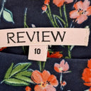 Review Navy Floral Panel Skirt Size 10 by SwapUp-Online Second Hand Store-Online Thrift Store