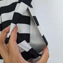 Review Striped Box Pleated Mini Skirt Size 10 by SwapUp-Online Second Hand Store-Online Thrift Store