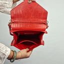 Review Watermelon Laced Top Handle Handbag Size None by SwapUp-Online Second Hand Store-Online Thrift Store