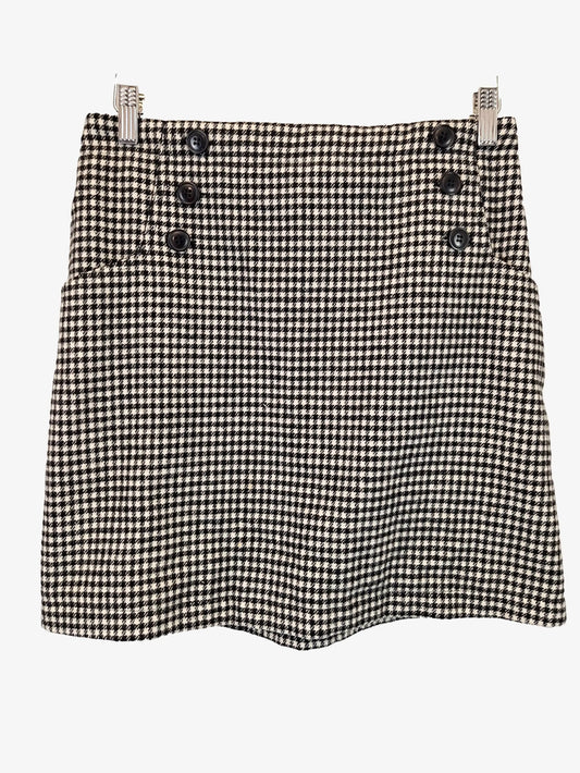 Revival Preppy Houndstooth Mini Skirt Size 12 by SwapUp-Online Second Hand Store-Online Thrift Store