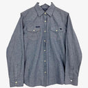 Ringers Western Slim Fit Mid Blue Western Shirt Size 14 by SwapUp-Online Second Hand Store-Online Thrift Store
