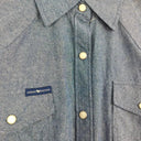 Ringers Western Slim Fit Mid Blue Western Shirt Size 14 by SwapUp-Online Second Hand Store-Online Thrift Store