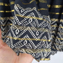 Rubyyaya Boho Gold Tie Front Blouse Size XS by SwapUp-Online Second Hand Store-Online Thrift Store