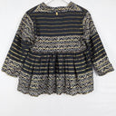 Rubyyaya Boho Gold Tie Front Blouse Size XS by SwapUp-Online Second Hand Store-Online Thrift Store