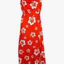 Runaway Hibiscus Holiday Cowl Neck Dress Size 10 by SwapUp-Online Second Hand Store-Online Thrift Store