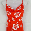 Runaway Hibiscus Holiday Cowl Neck Dress Size 10 by SwapUp-Online Second Hand Store-Online Thrift Store