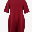 SPURR Burgundy Classic Stretch Business Midi Dress Size 18 by SwapUp-Online Second Hand Store-Online Thrift Store