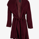 Saba Maroon Felted Drape Coat Size M by SwapUp-Online Second Hand Store-Online Thrift Store