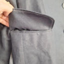 Sally Phillips Charcoal Contrast Stitch Single Breasted Blazer Size 12 by SwapUp-Online Second Hand Store-Online Thrift Store