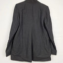 Sally Phillips Charcoal Contrast Stitch Single Breasted Blazer Size 12 by SwapUp-Online Second Hand Store-Online Thrift Store