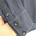 Sally Phillips Navy Effortless Linen Blend Blouse Size 10 by SwapUp-Online Second Hand Store-Online Thrift Store
