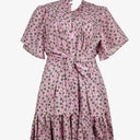 Sally Phillips Pretty In Pink Pleated Mini Dress Size 12 by SwapUp-Online Second Hand Store-Online Thrift Store