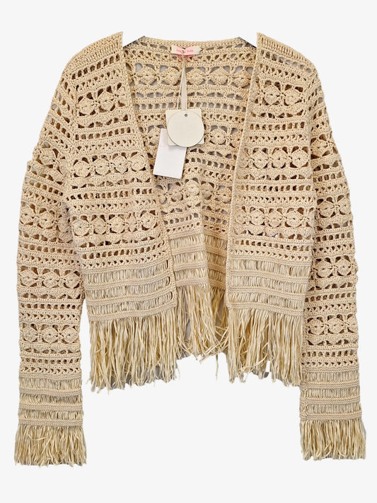 Sass & Bide Boho Fringe Crochet Cardigan Size XS by SwapUp-Online Second Hand Store-Online Thrift Store