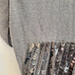 Seed Stylish Charcoal Sequin T-shirt Size S by SwapUp-Online Second Hand Store-Online Thrift Store
