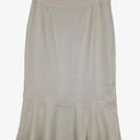 Seed Textured Ivory Flared Office MIdi Skirt Size 14 by SwapUp-Online Second Hand Store-Online Thrift Store