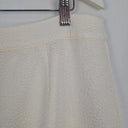 Seed Textured Ivory Flared Office MIdi Skirt Size 14 by SwapUp-Online Second Hand Store-Online Thrift Store