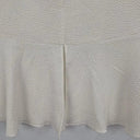 Seed Textured Ivory Flared Office MIdi Skirt Size 14 by SwapUp-Online Second Hand Store-Online Thrift Store