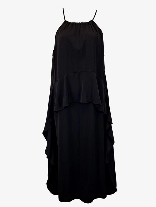 Shona Joy Elegant Evening Ruffle Maxi Dress Size 14 by SwapUp-Online Second Hand Store-Online Thrift Store