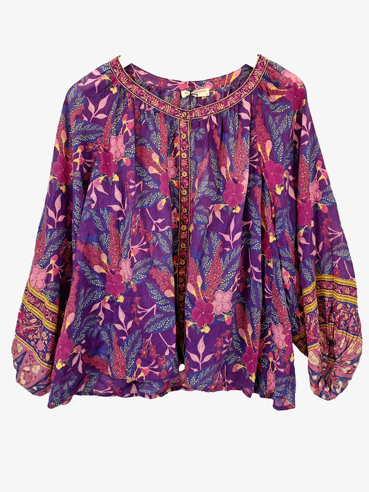 Spell & The Gypsy Boho Relaxed Balloon Sleeve Top Size XS by SwapUp-Online Second Hand Store-Online Thrift Store