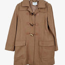 Sportscraft Hooded Camel Wool Blend Coat Size 12 by SwapUp-Online Second Hand Store-Online Thrift Store