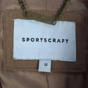Sportscraft Hooded Camel Wool Blend Coat Size 12 by SwapUp-Online Second Hand Store-Online Thrift Store