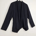 Sportscraft Navy Waterfall Wool Cardigan Size 16 by SwapUp-Online Second Hand Store-Online Thrift Store
