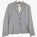 Sportscraft Striped Timeless Fitted Blazer Size 12 by SwapUp-Online Second Hand Store-Online Thrift Store
