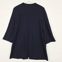 St John Collection Navy Wool Blend Zip Up Jacket Size S by SwapUp-Online Second Hand Store-Online Thrift Store