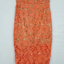 Stella Coral Lace Pencil Midi Skirt Size 10 by SwapUp-Online Second Hand Store-Online Thrift Store