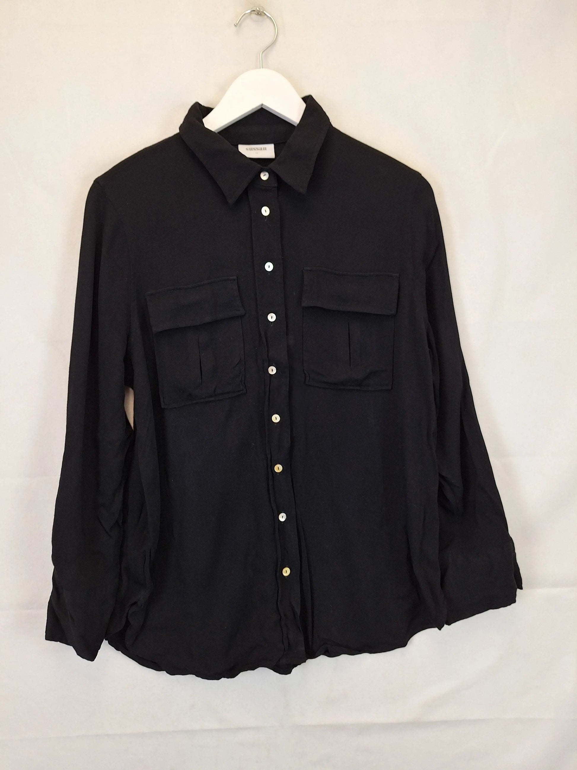 Sussan Double Pocket Utility Shirt Size 12 by SwapUp-Online Second Hand Store-Online Thrift Store