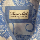 Thomas Cook Light Cotton Paisley Shirt Size 14 by SwapUp-Online Second Hand Store-Online Thrift Store