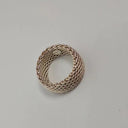 Tiffany & Co Sterling Silver Somerset Mesh Ring Size XL by SwapUp-Online Second Hand Store-Online Thrift Store
