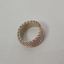Tiffany & Co Sterling Silver Somerset Mesh Ring Size XL by SwapUp-Online Second Hand Store-Online Thrift Store