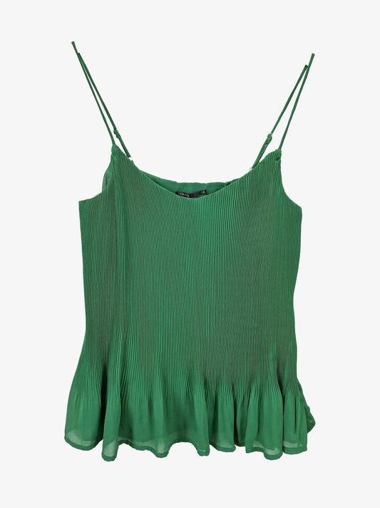 Tokito Crinkle Pleat Camisole Top Size 12 by SwapUp-Online Second Hand Store-Online Thrift Store