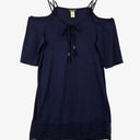 Tommy Bahama Navy Cold Shoulder Resort Mini Dress Size S by SwapUp-Online Second Hand Store-Online Thrift Store