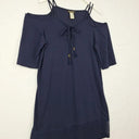 Tommy Bahama Navy Cold Shoulder Resort Mini Dress Size S by SwapUp-Online Second Hand Store-Online Thrift Store