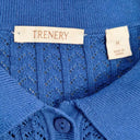 Trenery Collared Patterned Knit Top Size M by SwapUp-Online Second Hand Store-Online Thrift Store