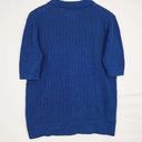 Trenery Collared Patterned Knit Top Size M by SwapUp-Online Second Hand Store-Online Thrift Store