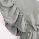 Tussah Khaki Frilly Crossover Mini Dress Size 12 by SwapUp-Online Second Hand Store-Online Thrift Store