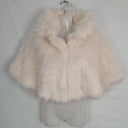 Unreal Fur Cream Faux Fur Cropped Cape Size OSFA by SwapUp-Online Second Hand Store-Online Thrift Store