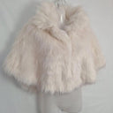 Unreal Fur Cream Faux Fur Cropped Cape Size OSFA by SwapUp-Online Second Hand Store-Online Thrift Store