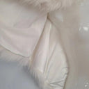 Unreal Fur Cream Faux Fur Cropped Cape Size OSFA by SwapUp-Online Second Hand Store-Online Thrift Store