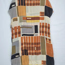 Veronika Maine Brown Hues Silk Long Top Size 16 by SwapUp-Online Second Hand Store-Online Thrift Store