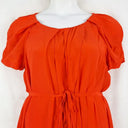 Veronika Maine Orange Silky Mini Dress Size 12 by SwapUp-Online Second Hand Store-Online Thrift Store