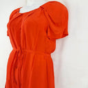 Veronika Maine Orange Silky Mini Dress Size 12 by SwapUp-Online Second Hand Store-Online Thrift Store
