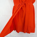 Veronika Maine Orange Silky Mini Dress Size 12 by SwapUp-Online Second Hand Store-Online Thrift Store