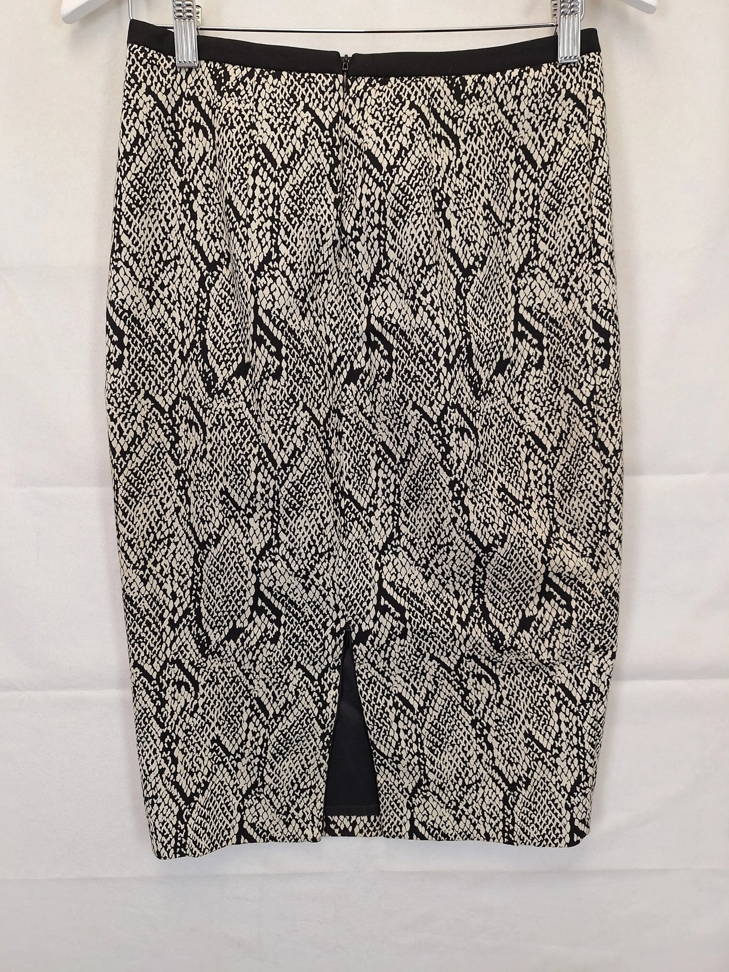 Veronika Maine Snake Pencil Midi Skirt Size 8 by SwapUp-Online Second Hand Store-Online Thrift Store